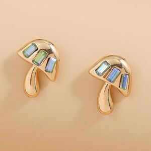 Vintage style mushroom earrings N238